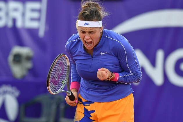 Tennis - Internationaux de Strasbourg 2020 - Aryna Sabalenka - Bulgarie - 25 09 2020 TENNIS : Internationaux de Strasbourg 2020 -France - 25 09 2020 ChrysleneCaillaud Panoramic 