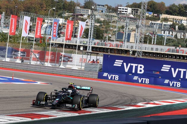 FORMULA 1 VTB RUSSIAN GRAND PRIX 2020 25 09 2020, Sochi Autodrom, Sochi, FORMULA 1 VTB RUSSIAN GRAND PRIX 2020 , in the picture Valtteri Bottas FIN 77 , Mercedes AMG Petronas F1 Team nordphotoxBratic nph00250