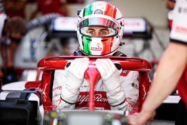 GIOVINAZZI Antonio (ita), Alfa Romeo Racing ORLEN C39, portrait during the Formula 1 VTB Russian Grand Prix 2020, from September 25 to 27, 2020 on the Sochi Autodrom, in Sochi, Russia - FORMULE 1 : Grand prix de Russie - 25 09 2020 DPPI PANORAMIC  00120022_A2_4983JPG