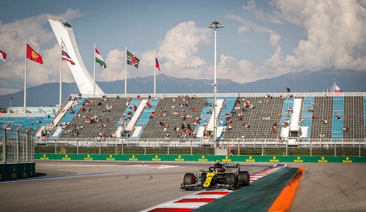 31 OCON Esteban (fra), Renault F1 Team RS20, action during the Formula 1 VTB Russian Grand Prix 2020, from September 25 to 27, 2020 on the Sochi Autodrom, in Sochi, Russia - FORMULE 1 : Grand prix de Russie - 25 09 2020 DPPI PANORAMIC  00120022__LF11359
