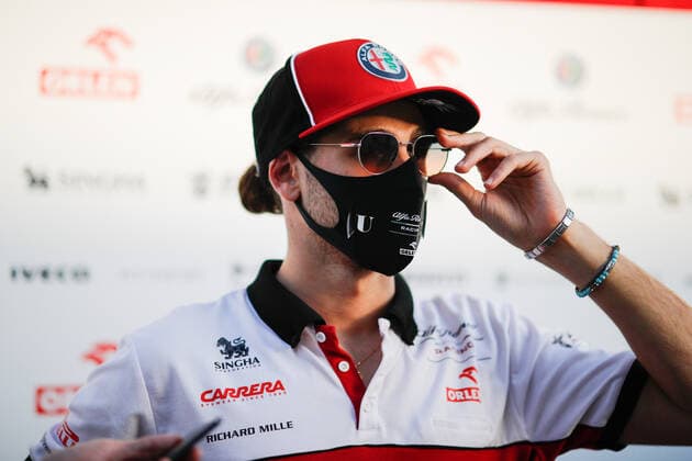 interview GIOVINAZZI Antonio (ita), Alfa Romeo Racing ORLEN C39, portrait during the Formula 1 VTB Russian Grand Prix 2020, from September 25 to 27, 2020 on the Sochi Autodrom, in Sochi, Russia - FORMULE 1 : Grand prix de Russie - 25 09 2020 DPPI PANORAMIC  00120022__A2_6123