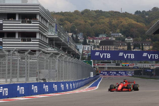 Motorsports FIA Formula One World Championship 2020, Grand Prix of Russia, 5 Sebastian Vettel GER, Scuderia Ferrari Mission Winnow , Sochi Russia