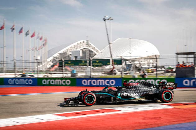 Motorsports FIA Formula One World Championship 2020, Grand Prix of Russia, 44 Lewis Hamilton GBR, Mercedes AMG Petronas Formula One Team, Sochi Russia