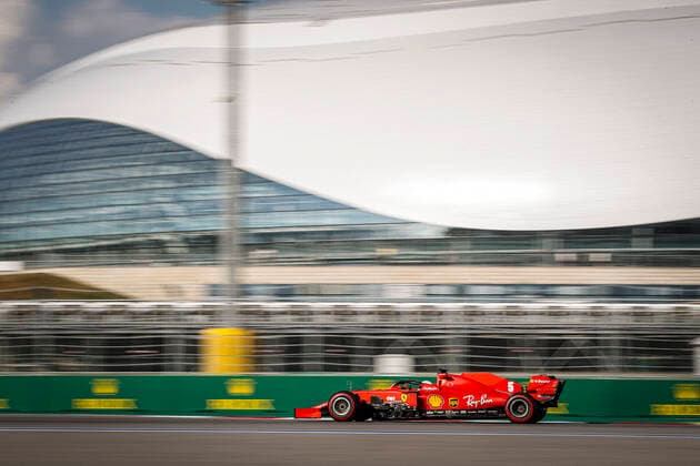 Motorsports FIA Formula One World Championship 2020, Grand Prix of Russia, 5 Sebastian Vettel GER, Scuderia Ferrari Mission Winnow , Sochi Russia