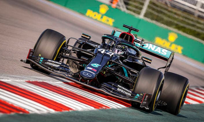 Motorsports FIA Formula One World Championship 2020, Grand Prix of Russia, 44 Lewis Hamilton GBR, Mercedes AMG Petronas Formula One Team, Sochi Russia