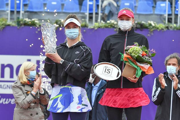 Tennis - Internationaux de Strasbourg 2020 - Svitolina Ukraine bat Elena Rybakina Kazakstan - - 26 09 2020 TENNIS : Internationaux de Strasbourg 2020 -France - 26 09 2020 ChrysleneCaillaud Panoramic 