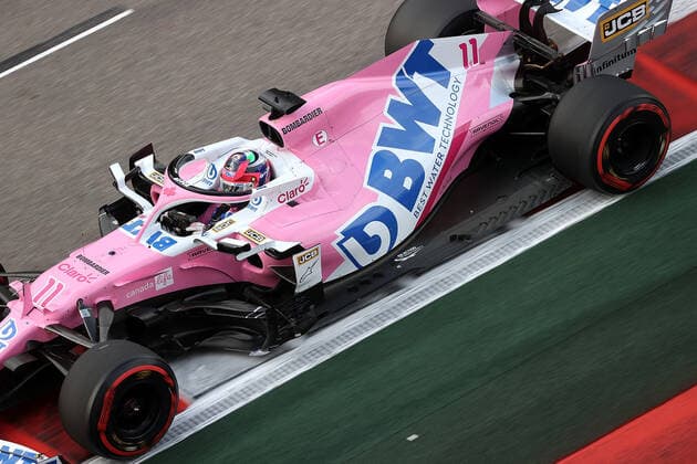 FORMULA 1 VTB RUSSIAN GRAND PRIX 2020 26 09 2020, Sochi Autodrom, Sochi, FORMULA 1 VTB RUSSIAN GRAND PRIX 2020 , in the picture Sergio Perez MEX 11 , BWT Racing Point F1 Team nordphotoxBratic nph00250