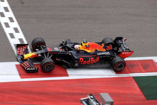 FORMULA 1 VTB RUSSIAN GRAND PRIX 2020 26 09 2020, Sochi Autodrom, Sochi, FORMULA 1 VTB RUSSIAN GRAND PRIX 2020 , in the picture Max Verstappen NEL 33 , Aston Martin Red Bull Racing nordphotoxBratic nph00250