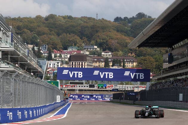 FORMULA 1 VTB RUSSIAN GRAND PRIX 2020 26 09 2020, Sochi Autodrom, Sochi, FORMULA 1 VTB RUSSIAN GRAND PRIX 2020 , in the picture Lewis Hamilton GB 44 , Mercedes AMG Petronas F1 Team nordphotoxBratic nph00250