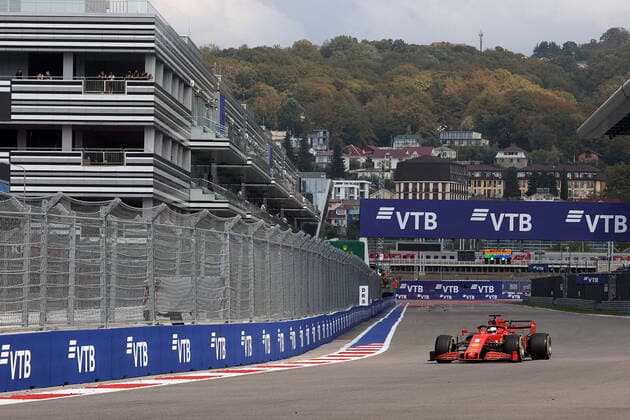 FORMULA 1 VTB RUSSIAN GRAND PRIX 2020 26 09 2020, Sochi Autodrom, Sochi, FORMULA 1 VTB RUSSIAN GRAND PRIX 2020 , in the picture Sebastian Vettel GER 5 , Scuderia Ferrari nordphotoxBratic nph00250
