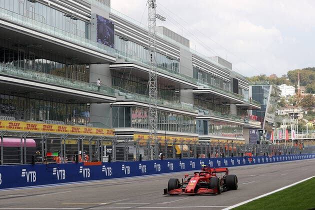 FORMULA 1 VTB RUSSIAN GRAND PRIX 2020 26 09 2020, Sochi Autodrom, Sochi, FORMULA 1 VTB RUSSIAN GRAND PRIX 2020 , in the picture Charles Leclerc MCO 16 , Scuderia Ferrari nordphotoxBratic nph00250