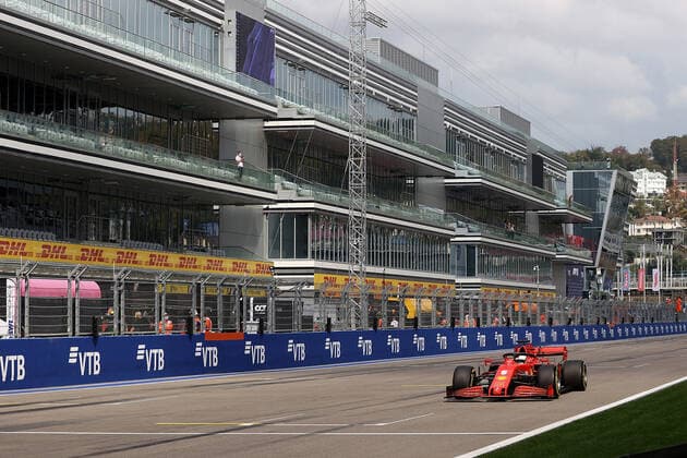FORMULA 1 VTB RUSSIAN GRAND PRIX 2020 26 09 2020, Sochi Autodrom, Sochi, FORMULA 1 VTB RUSSIAN GRAND PRIX 2020 , in the picture Sebastian Vettel GER 5 , Scuderia Ferrari nordphotoxBratic nph00250