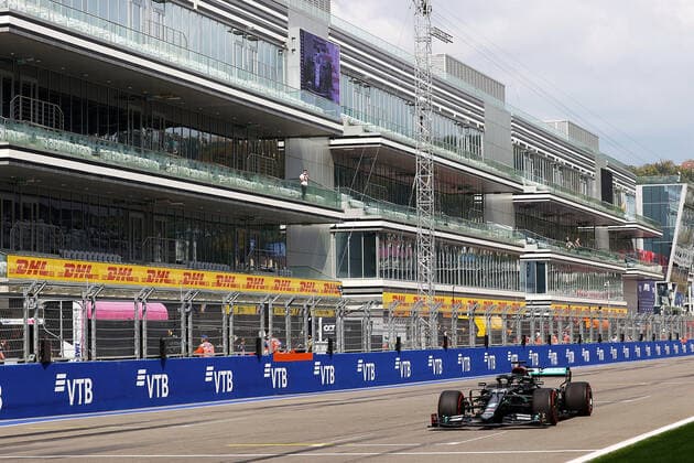 FORMULA 1 VTB RUSSIAN GRAND PRIX 2020 26 09 2020, Sochi Autodrom, Sochi, FORMULA 1 VTB RUSSIAN GRAND PRIX 2020 , in the picture Lewis Hamilton GB 44 , Mercedes AMG Petronas F1 Team nordphotoxBratic nph00250