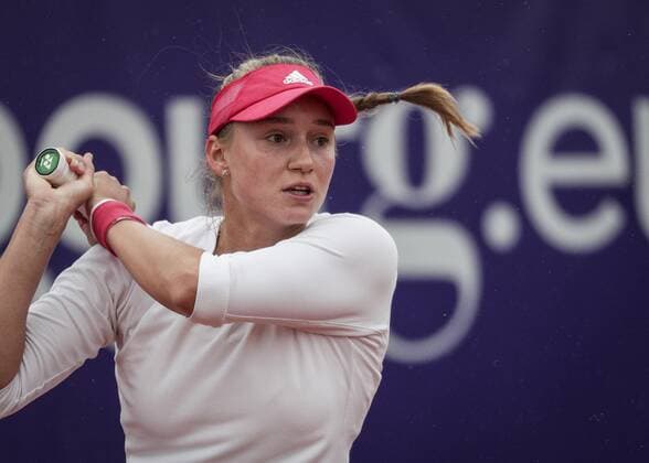 Elena Rybakina (KAZ) vs Elina Svitolina (UKR) The final match of the WTA, Tennis Damen international open tennis tournament of Strasbourg, eastern France, on September 26 , 2020. TENNIS : Open de Strasbourg - finale _ 26 09 2020 ElyxandroCEGARRA PANORAMIC 