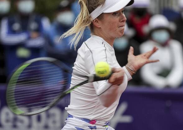 Elina Svitolina (UKR) vs Elena Rybakina (KAZ) The final match of the WTA, Tennis Damen international open tennis tournament of Strasbourg, eastern France, on September 26 , 2020. TENNIS : Open de Strasbourg - finale _ 26 09 2020 ElyxandroCEGARRA PANORAMIC 