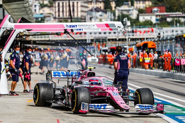FORMULA 1 VTB RUSSIAN GRAND PRIX 2020 26 09 2020, Sochi Autodrom, Sochi, FORMULA 1 VTB RUSSIAN GRAND PRIX 2020 , in the picture Lance Stroll CAN 18 , BWT Racing Point F1 Team nordphotoxBratic nph00250
