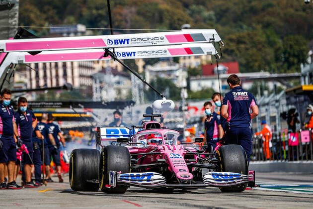 FORMULA 1 VTB RUSSIAN GRAND PRIX 2020 26 09 2020, Sochi Autodrom, Sochi, FORMULA 1 VTB RUSSIAN GRAND PRIX 2020 , in the picture Sergio Perez MEX 11 , BWT Racing Point F1 Team nordphotoxBratic nph00250