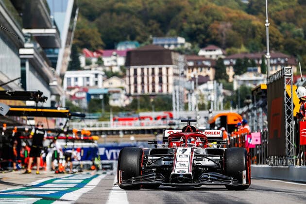 FORMULA 1 VTB RUSSIAN GRAND PRIX 2020 26 09 2020, Sochi Autodrom, Sochi, FORMULA 1 VTB RUSSIAN GRAND PRIX 2020 , in the picture Kimi Raikkonen FIN 7 , Alfa Romeo Racing ORLEN nordphotoxBratic nph00250