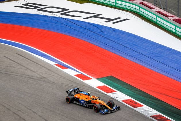 FORMULA 1 VTB RUSSIAN GRAND PRIX 2020 26 09 2020, Sochi Autodrom, Sochi, FORMULA 1 VTB RUSSIAN GRAND PRIX 2020 , in the picture Lando Norris GBR 4 , McLaren F1 Team nordphotoxBratic nph00250
