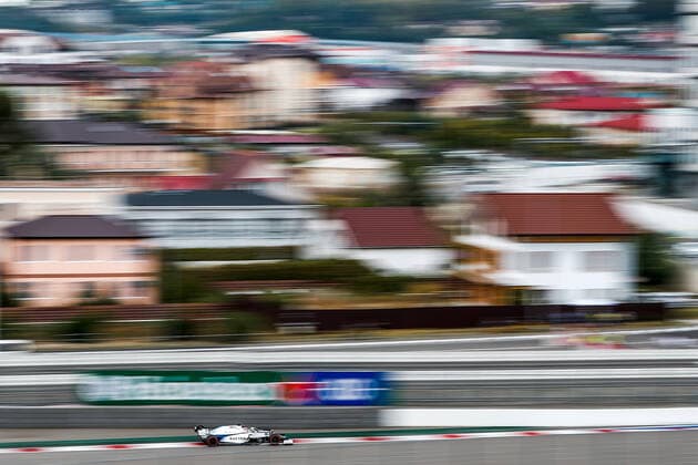 FORMULA 1 VTB RUSSIAN GRAND PRIX 2020 26 09 2020, Sochi Autodrom, Sochi, FORMULA 1 VTB RUSSIAN GRAND PRIX 2020 , in the picture George Russel GBR 63 , Rokit Williams Racing nordphotoxBratic nph00250