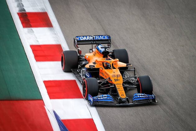 FORMULA 1 VTB RUSSIAN GRAND PRIX 2020 26 09 2020, Sochi Autodrom, Sochi, FORMULA 1 VTB RUSSIAN GRAND PRIX 2020 , in the picture Carlos Sainz Jr SPA 55 , McLaren F1 Team nordphotoxBratic nph00250