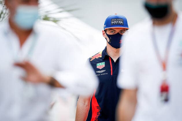 FORMULA 1 VTB RUSSIAN GRAND PRIX 2020 26 09 2020, Sochi Autodrom, Sochi, FORMULA 1 VTB RUSSIAN GRAND PRIX 2020 , in the picture Max Verstappen NEL 33 , Aston Martin Red Bull Racing nordphotoxBratic nph00250
