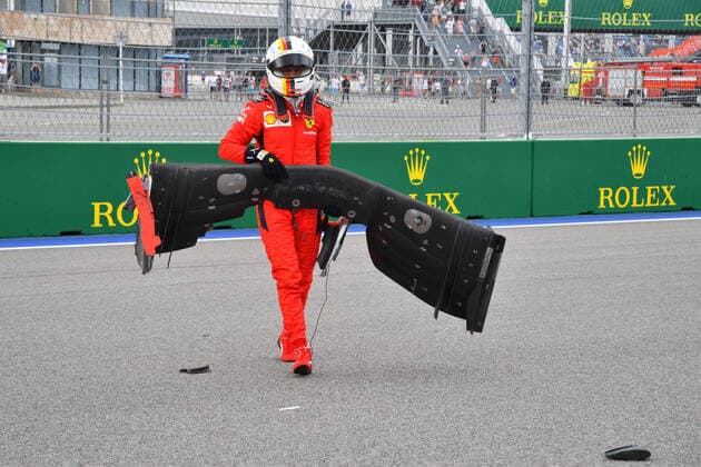 Motorsports FIA Formula One World Championship 2020, Grand Prix of Russia, 5 Sebastian Vettel GER, Scuderia Ferrari Mission Winnow , Sochi Russia