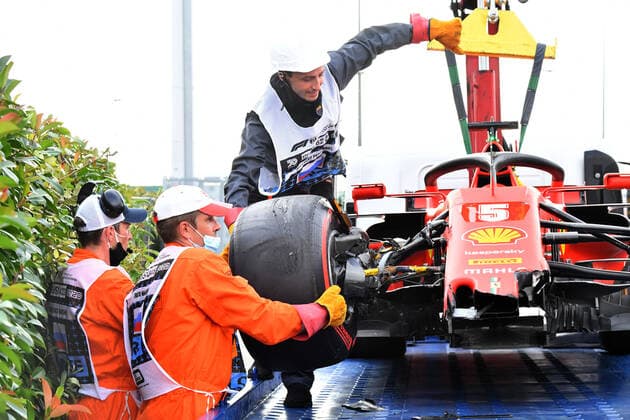 Motorsports FIA Formula One World Championship 2020, Grand Prix of Russia, 5 Sebastian Vettel GER, Scuderia Ferrari Mission Winnow , Sochi Russia