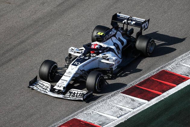 SOCHI, RUSSIA - SEPTEMBER 27, 2020: Scuderia AlphaTauri F1 team driver Pierre Gasly of France competes in the 2020 Formula One Russian Grand Prix at the Sochi Autodrom racing circuit. Dmitry Feoktistov TASS  TS0E8A22