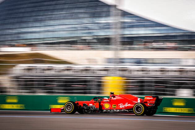 Motorsports FIA Formula One World Championship 2020, Grand Prix of Russia, 5 Sebastian Vettel GER, Scuderia Ferrari Mission Winnow , Sochi Russia