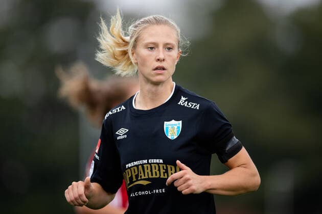 200927 Gothenburgs Rebecka Blomqvist during the football match in the Damallsvenskan between Kopparbergs Gothenburg and Pitea on 27 September 2020 in Gothenburg,  Copyright: MICHAELxERICHSEN BB200927MI063