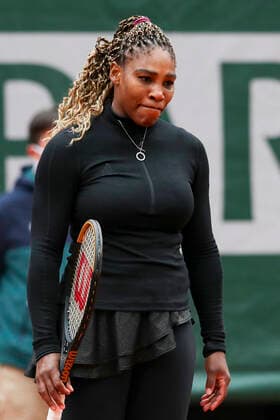 TENNIS - WTA, Tennis Damen French Open 2020 PARIS,FRANCE,28.SEP.20 - TENNIS - WTA Tour, French Open, Roland Garros, Grand Slam. Image shows Serena Williams (USA). GEPAxpictures xPatrickxSteiner