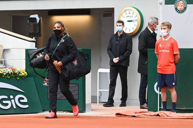 Internationaux de Tennis Roland Garros. Internationaux de France de tennis 2020. Roland-Garros. Serena Williams. 260577 2020-09-28 Paris  Copyright: xSergexArnalx xStarfacex 0105142876st