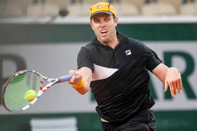TENNIS - ATP, Tennis Herren French Open 2020 PARIS,FRANCE,29.SEP.20 - TENNIS - ATP Tour, French Open, Roland Garros, Grand Slam. Image shows Sam Querrey (USA). GEPAxpictures xPatrickxSteiner