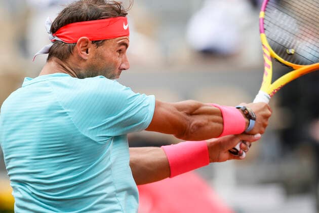 TENNIS - ATP, Tennis Herren French Open 2020 PARIS,FRANCE,30SEP.20 - TENNIS - ATP World Tour, French Open, Roland Garros, Grand Slam. Image shows Rafael Nadal (ESP). GEPAxpictures xPatrickxSteiner