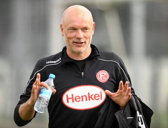 Training Fortuna Düsseldorf 30 09 2020 Trainer Uwe Rösler F95 HM