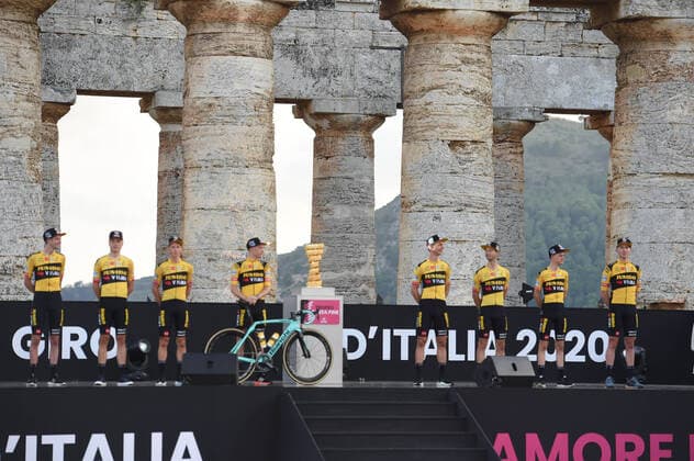 01-10-2020 Presentazione Squadre Giro D italia 2020; 2020, Jumbo - Visma; Segesta; 