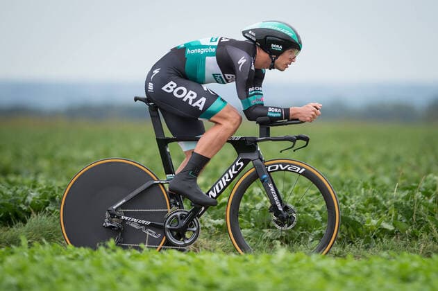 Rüdiger Rudi Selig GER BORA hansgrohe action racing scene landscape horizontal event event 16 Binck Bank Tour 4 stage Stage 4 Riemst nach to Riemst 8 1 km individual time trial I T T Individual Time Trial Contre la Montre Individual Place Location Riemst Region Flanders Vlaanderen Province Limburg Country Country Belgium Belgium Belgie Date Date 02 10 2020 Stiehl Photography