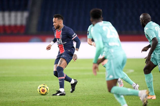10 NEYMAR JR (PSG) FOOTBALL : Paris SG vs Angers - Ligue 1 Uber Eats - 02 10 2020 FEP Panoramic 