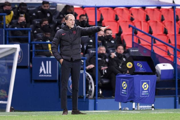 THOMAS TUCHEL (ENTRAINEUR PSG) FOOTBALL : Paris SG vs Angers - Ligue 1 Uber Eats - 02 10 2020 FEP Panoramic 