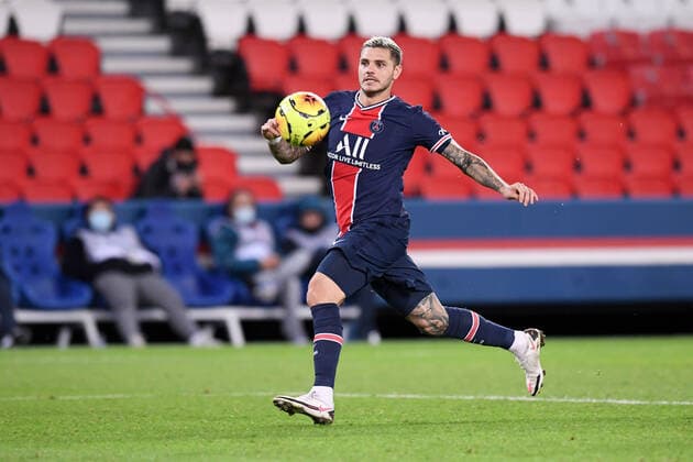 09 MAURO ICARDI (PSG) FOOTBALL : Paris SG vs Angers - Ligue 1 Uber Eats - 02 10 2020 FEP Panoramic 