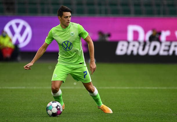 04.10.2020, xjhx, Fussball 1.Bundesliga, VfL Wolfsburg - FC Augsburg emspor, v.l. Josip Brekalo (VfL Wolfsburg) FREISTELLER (DFL DFB REGULATIONS PROHIBIT ANY USE OF PHOTOGRAPHS as IMAGE SEQUENCES and or QUASI-VIDEO) Wolfsburg *** 04 10 2020, xjhx, Football 1 Bundesliga, VfL Wolfsburg FC Augsburg emspor, v l Josip Brekalo VfL Wolfsburg FREE CASE DFL DFB REGULATIONS PROHIBIT ANY USE OF PHOTOGRAPHS as IMAGE SEQUENCES and or QUASI VIDEO Wolfsburg