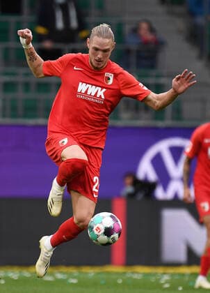 04.10.2020, xjhx, Fussball 1.Bundesliga, VfL Wolfsburg - FC Augsburg emspor, v.l. Fredrik Jensen (FC Augsburg) FREISTELLER (DFL DFB REGULATIONS PROHIBIT ANY USE OF PHOTOGRAPHS as IMAGE SEQUENCES and or QUASI-VIDEO) Wolfsburg *** 04 10 2020, xjhx, Football 1 Bundesliga, VfL Wolfsburg FC Augsburg emspor, v l Fredrik Jensen FC Augsburg FREE CASE DFL DFB REGULATIONS PROHIBIT ANY USE OF PHOTOGRAPHS as IMAGE SEQUENCES and or QUASI VIDEO Wolfsburg