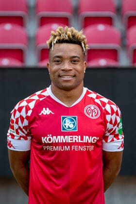 Germany Rhineland Palatinate Mainz 16 08 2020 Football Media Day Mens Season 2020 2021 1 FSV Mainz 05 Pierre Kunde Malong FSV Mainz 05, Mainz Rhineland Palatinate Germany Opel Arena - x2020xMarcelxLorenz,xAllxrightsxreserved RenexSchulzx