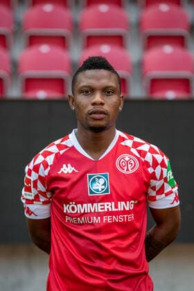 Germany Rhineland Palatinate Mainz 16 08 2020 Football Media Day Mens Season 2020 2021 1 FSV Mainz 05 Issah Abass FSV Mainz 05, Mainz Rhineland Palatinate Germany Opel Arena - x2020xMarcelxLorenz,xAllxrightsxreserved RenexSchulzx