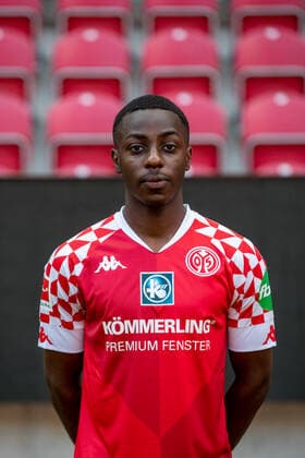 Germany Rhineland Palatinate Mainz 16 08 2020 Football Media Day Mens Season 2020 2021 1 FSV Mainz 05 Merveille Papela FSV Mainz 05, Mainz Rhineland Palatinate Germany Opel Arena - x2020xMarcelxLorenz,xAllxrightsxreserved RenexSchulzx