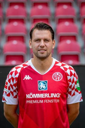 Germany Rhineland Palatinate Mainz 16 08 2020 Football Media Day Mens Season 2020 2021 1 FSV Mainz 05 Adam Szalai FSV Mainz 05, Mainz Rhineland Palatinate Germany Opel Arena - x2020xMarcelxLorenz,xAllxrightsxreserved RenexSchulzx