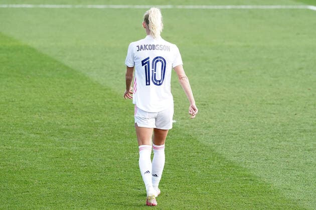 First official match and first classic in the history of women s Real Madrid. Real Madrid s Sofia Jakobsson during Spanish Female League match. October 4,2020. (20201004804)