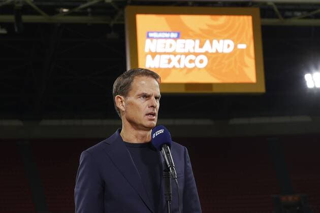 AMSTERDAM, 07-10-2020 , JohanCruyff Arena, friendly match between Netherland and Mexico. Coach Frank de Boer Netherlands - Mexico  x9485147x Copyright: