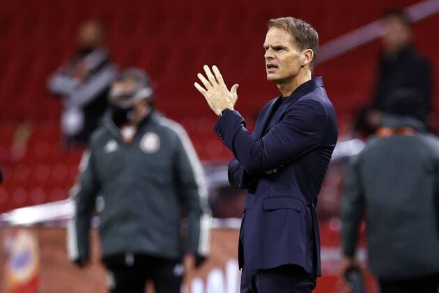 AMSTERDAM - Holland coach Frank de Boer during the friendly match between the Netherlands and Mexico at the Johan Cruyff Arena on October 07, 2020 in Amsterdam, Netherlands. ANP MAURICE VAN STEEN International Friendly, Länderspiel, Nationalmannschaft match 2020 2021 xVIxANPxSportx xxANPxIVx 423698401